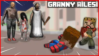 GRANNY AİLESİ DABBE OLDU BİZİ KORKUTTU! 😱 - Minecraft