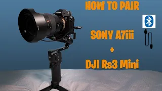 How To Pair Sony A7iii To DJI Rs3 Mini Gimbal