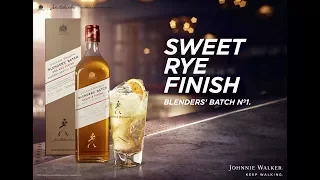 Johnnie Walker Blenders' Batch Red Rye Finish, купажированный шотландский виски.
