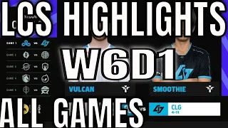 LCS Highlights ALL GAMES W6D1 Spring 2021