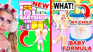 *NEW* BABYSHOP SECRETLY TURNS BABIES Into FORMULA In Adopt Me! (Roblox)