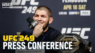 Khabib vs. Ferguson UFC 249 Press Conference - MMA Fighting