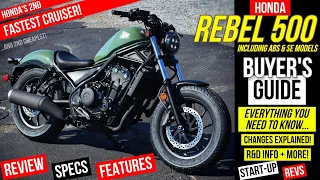 New Honda Rebel 500 Review: Specs & Features + Changes! | The Best Cruiser Motorcycle for $6,000?