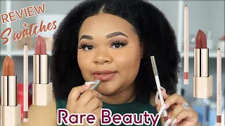 RARE BEAUTY KIND WORDS MATTE LIPSTICKS + LIP LINERS | SWATCHES & REVIEW!