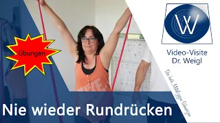 Nie wieder❗ Rundrücken wegtrainieren❓ Haltung verbessern mit diesen einfachen Übungen für Zuhause ✅