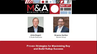 M&A Webinar May 15