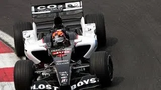 imola '94' in a 2005 minardi f1 car