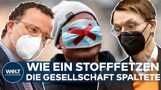 CORONA-ZERREISSPROBE: FFP2-Maskenpflicht - Der Tropfen, der das Fass zum Überlaufen brachte