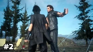 Let's Play Final Fantasy XV Episode Duscae Part 2 - Hanging with Gladio