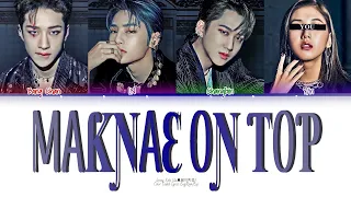 • [Karaoke] Stray Kids — Maknae On Top [4 members ver] (Color Coded Lyrics Eng/Rom/Esp)