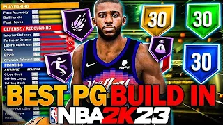 NBA 2K LEAGUE PRO SHOWS BEST PG BUILD IN NBA 2K23! *THIS PG BUILD IS THE BEST BUILD IN NBA 2K23*