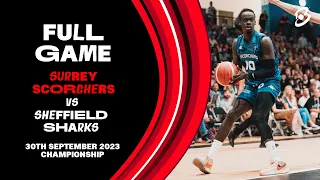 Surrey Scorchers vs B. Braun Sheffield Sharks, British Basketball League Championship - LIVE