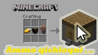 #minecraft Ammo men Structure qura olaman// #challange #favlom