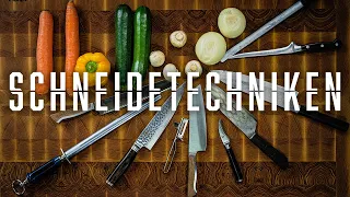 Schneide-Techniken in der Küche – Kochen im Tal