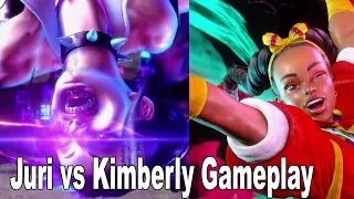 Street Fighter 6 Juri vs Kimberly Gameplay [HD 1080P]