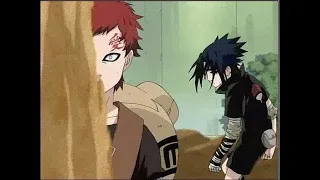 Sasuke vs. Gaara - Chunin Exam [60 FPS]-THE DEMON IS AWAKE!!!!