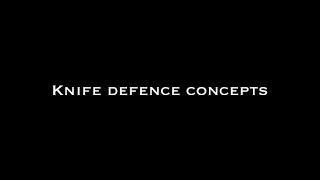 CQC Knife Defence Concepts