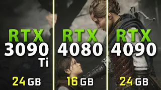 RTX 4080 vs RTX 4090 vs RTX 3090 Ti // Test in 9 Games | 4K