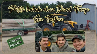 Petite balade chez David Forge en JCB Fastrac : mission tuyaux