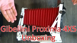 Gibellini Projects Proxima 45 3-D Printed 4X5 Field Camera Unboxing and Demonstration