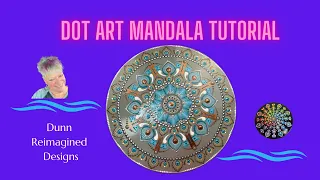 The Forgotten Dot | Dot Art Mandala Tutorial | Dot Art Lazy Susan | Trending Mandala Art |