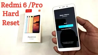 Xiaomi Redmi 6 Hard Reset | Pattern Unlock | Redmi 6s & Pro Factory reset