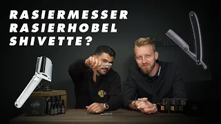 Rasiermesser vs. Shivette vs. Rasierhobel I Charlemagne Premium