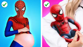 FANTASTIC PARENTING HACKS || Awesome Superhero Hacks For Spider Parents, Funny Situations by CoCoGo