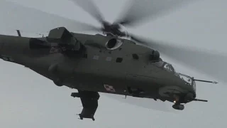 Polish Air Force Mil Mi-24 Hind in Action!