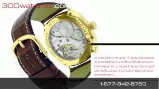 Officine Panerai Radiomir Firenze 1860 18K Gold Manual Mechanical Watch