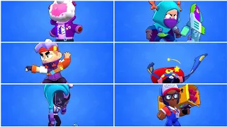 Brawl Stars all new skins winning and losing animation | #deepseabrawl