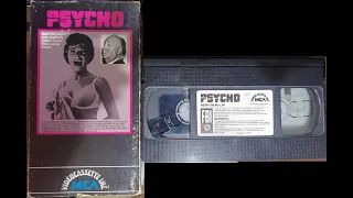 Opening to Psycho 1980 VHS