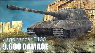 Jagdpanzer E100 ● 9.6K DMG ● 6 Kills ● World of Tanks Blitz