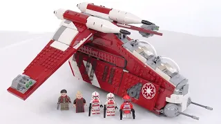 LEGO Star Wars Coruscant Guard Gunship independent review! Surprisingly good build, 1 bad fig 75354