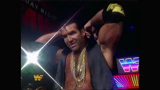 IC Champ Razor Ramon vs Diesel. Shawn Michaels & 1-2-3 Kid interfere! 1993 (WWF)