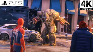 Marvel's Spider-Man: Miles Morales : RHINO Rampage in the City ! #gaming #marvel #spiderman