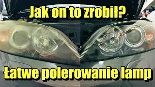 PATENT na zmatowiałe reflektory / polerowanie lamp / Nie mam czasu MYJĘ AUTA / #SK #10