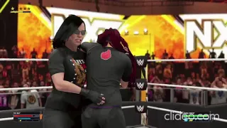 WWE 2K24 - Aimee Priest vs. Iyo Sky - Unified WWE Women's World Championship New Bloodline Rules