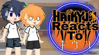 🧡Haikyuu Reacts To Given!!🧡 •|Hinata As Mafuyu & Kageyama as Ritsuka|•