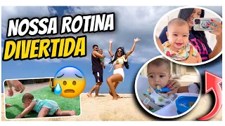 PRIMEIRA QUEDA DO MEU FILHO!! *LEVAMOS ELE PRA PRAIA E SAÍMOS DA ROTINA TOTALMENTE* 😱🤣