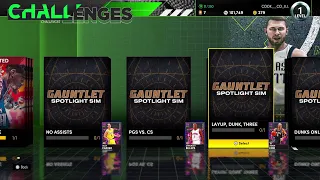 Nba2k21 Myteam gauntlet gold vs invincible