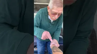 Grandpa Reacts to Tattoos || ViralHog
