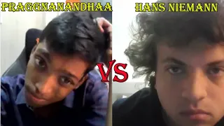 BIG BOY!! Praggnanandhaa vs Hans Niemann || Julius Baer Generation Cup 2022 - R12