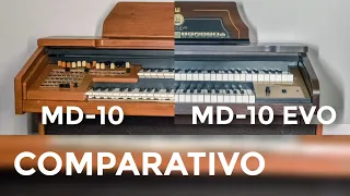 Comparativo Órgãos MD-10 Antigo (2001) e MD-10 EVO (2021) | Hino CCB 258 “Louvemos ao nosso Senhor”