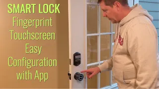 REVIEW: Fingerprint Digital Smart Door Knob, Keyless Entry with Bluetooth, Touchscreen, IC Card