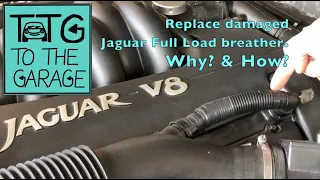 Broken Jaguar XK8 Full load breather. Understand, Inspect & replace for more performance