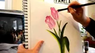 Paint Fast and Easy Tulips