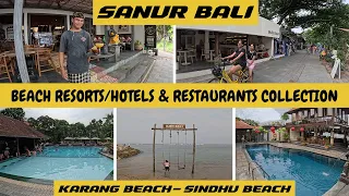 Bali Sanur Beach Front Hotels & Restaurants Collection