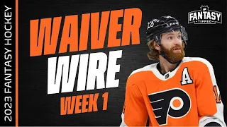 2023-24 Fantasy Hockey - Week 1 Top Waiver Wire Players to Add - NHL Fantasy Hockey Advice