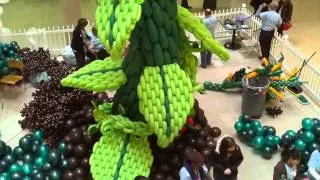 Balloon Manor 2014 The VERY Tall Tale of Jack and the Beanstalk Time lapse